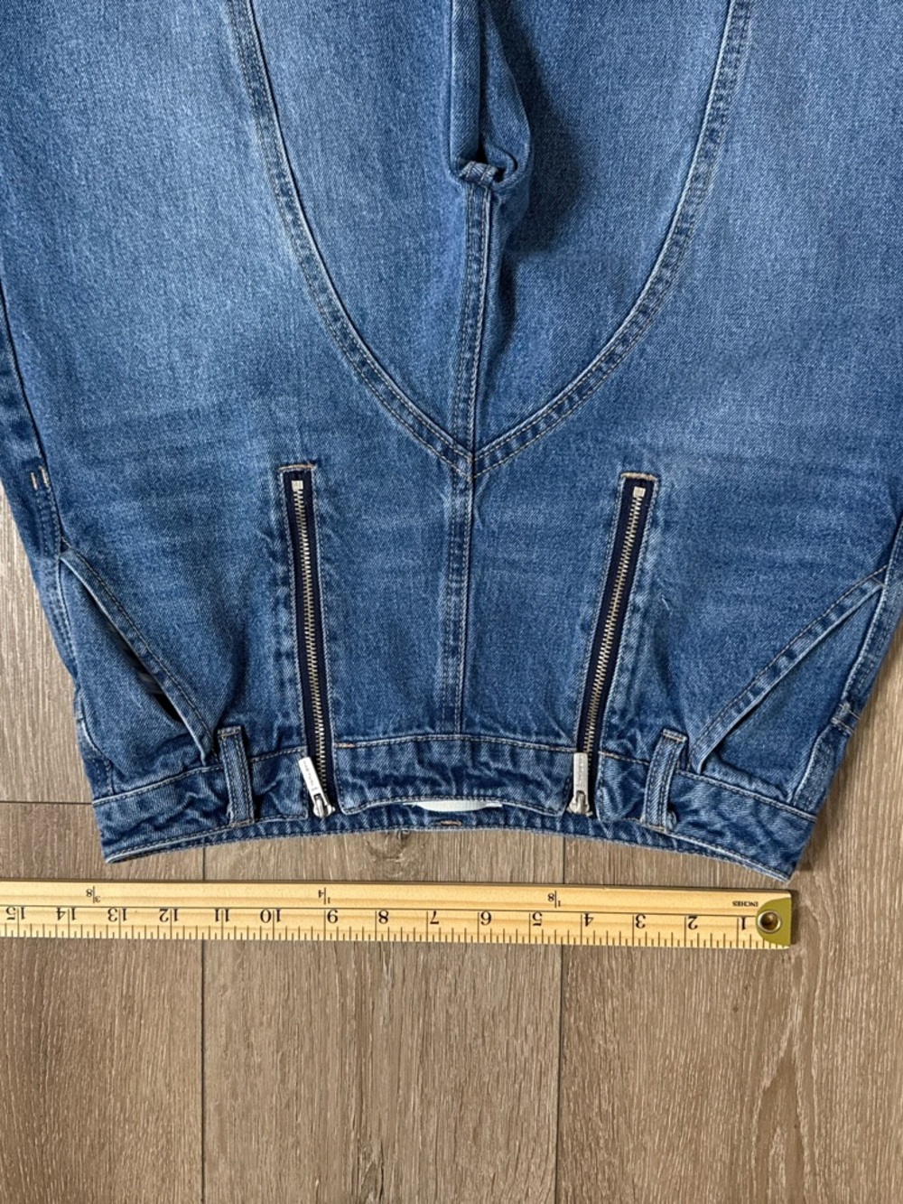 Habitual Denim Barrel Wide Leg High-Rise Jeans - Blue - Picture 9 of 14